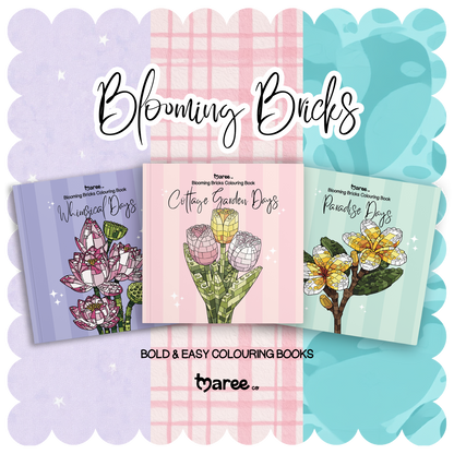 Blooming Bricks Colouring Books Bundle