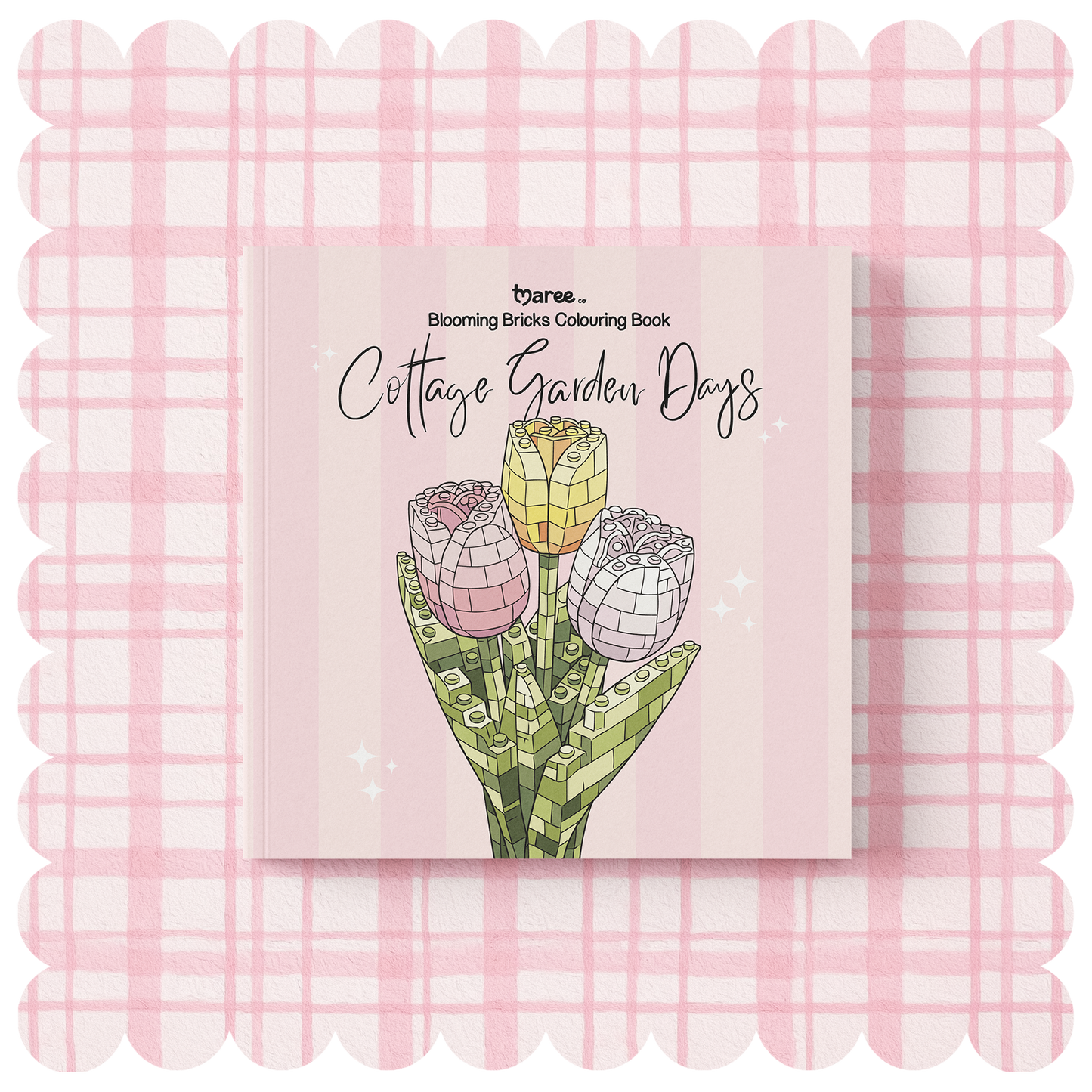Cottage Garden Days Blooming Bricks Colouring Book