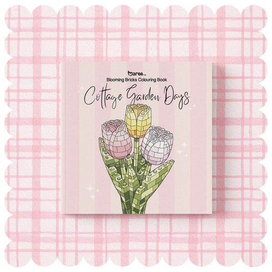 Cottage Garden Days Blooming Bricks Colouring Book