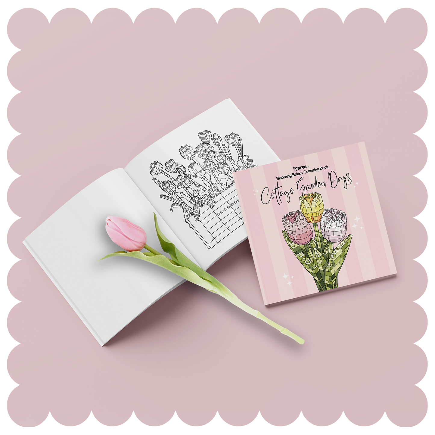 Blooming Bricks Colouring Books Bundle