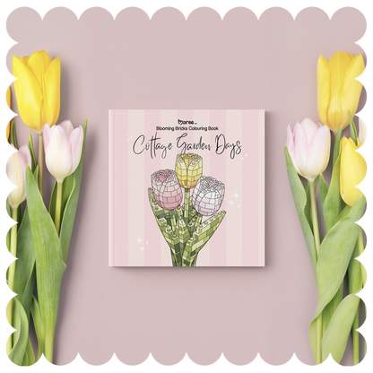 Cottage Garden Days Blooming Bricks Colouring Book