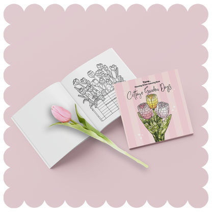 Cottage Garden Days Blooming Bricks Colouring Book