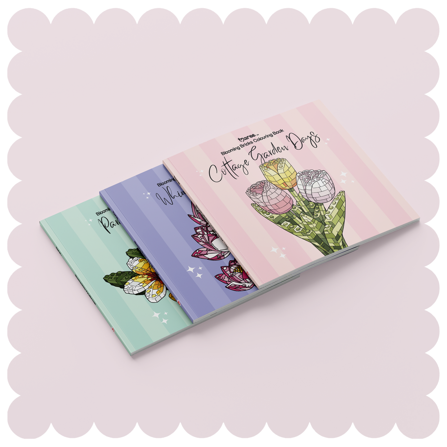 Cottage Garden Days Blooming Bricks Colouring Book