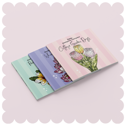 Cottage Garden Days Blooming Bricks Colouring Book
