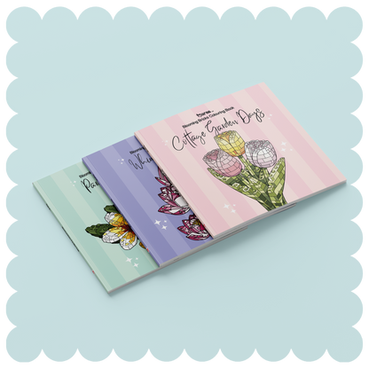 Paradise Days Blooming Bricks Colouring Book