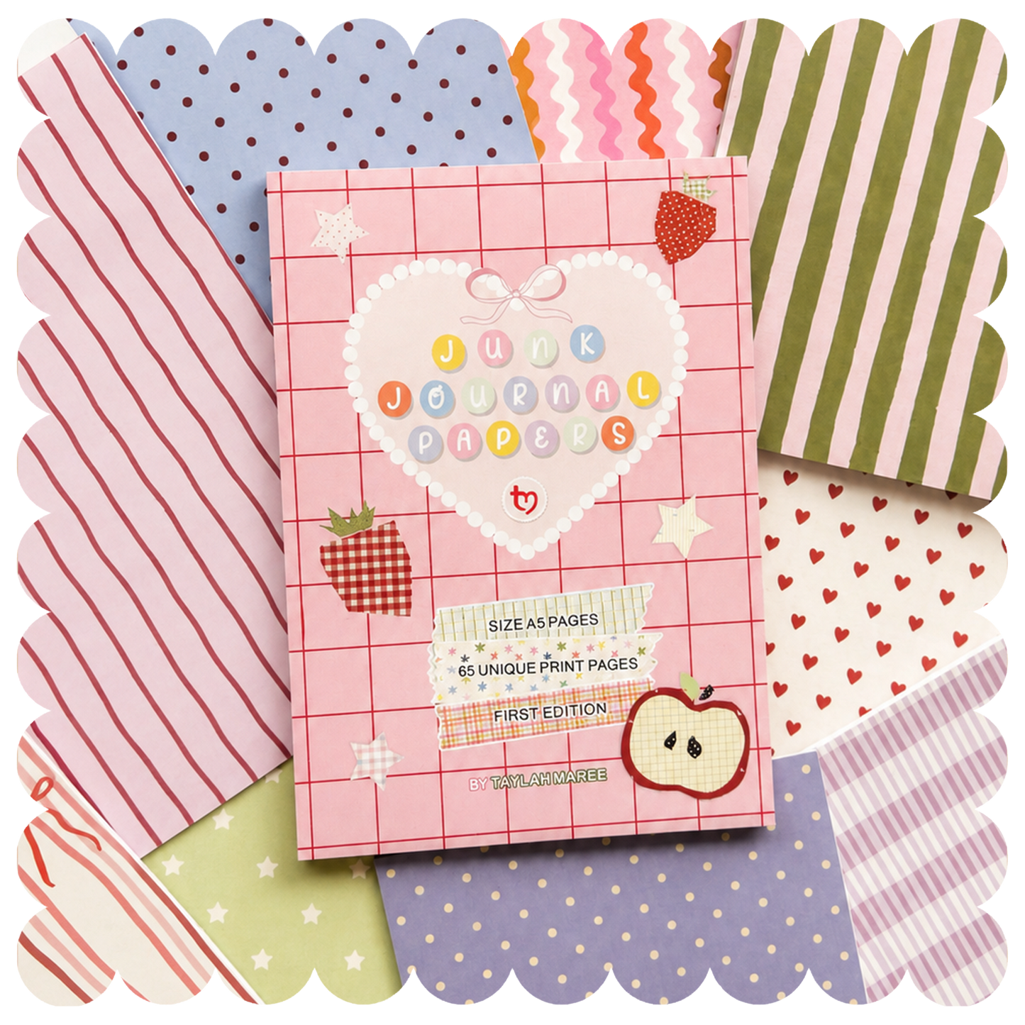 Junk Journal Papers Memopad