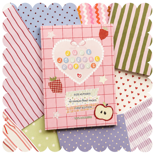 Junk Journal Papers Memopad