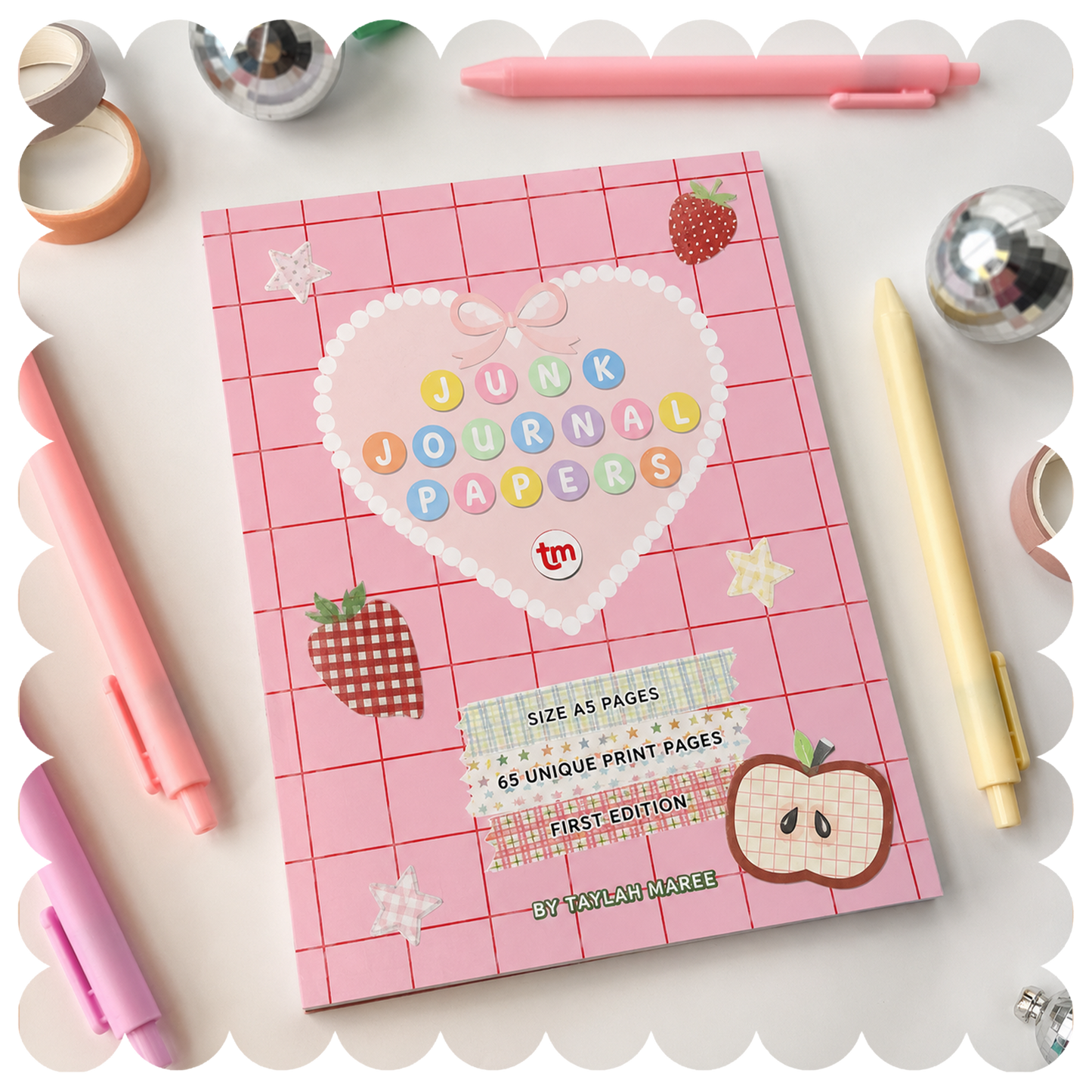Junk Journal Papers Memopad