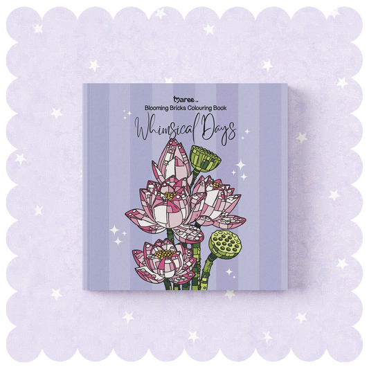 Whimsical Days Blooming Bricks Colouring Book