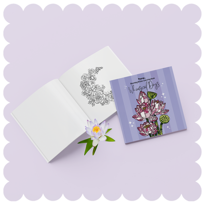Whimsical Days Blooming Bricks Colouring Book