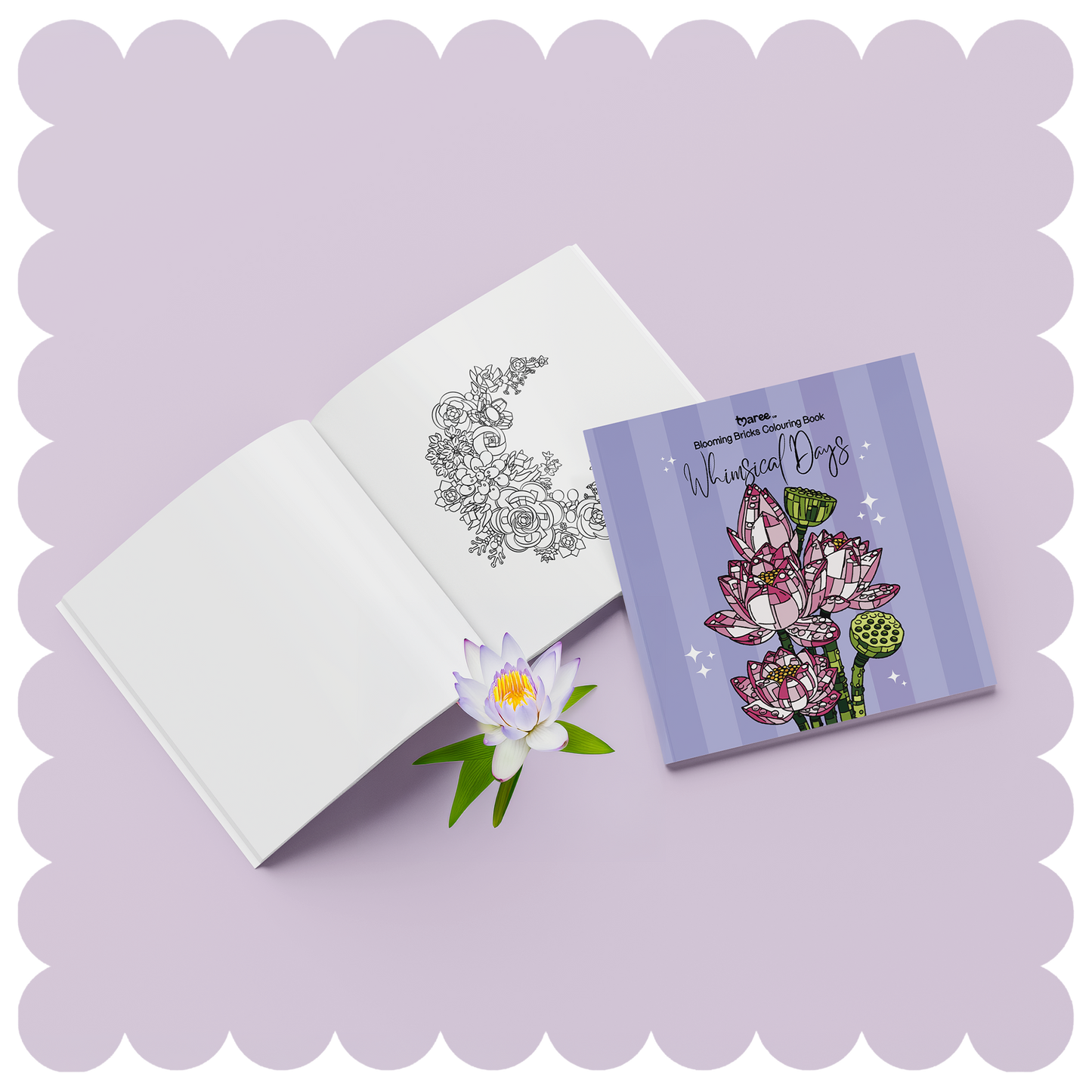 Blooming Bricks Colouring Books Bundle